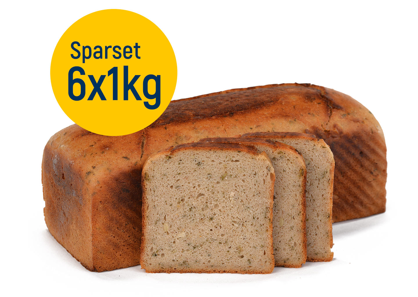 MGB Zwiebel-Bärlauch-Brot – glutenfrei Sixpack